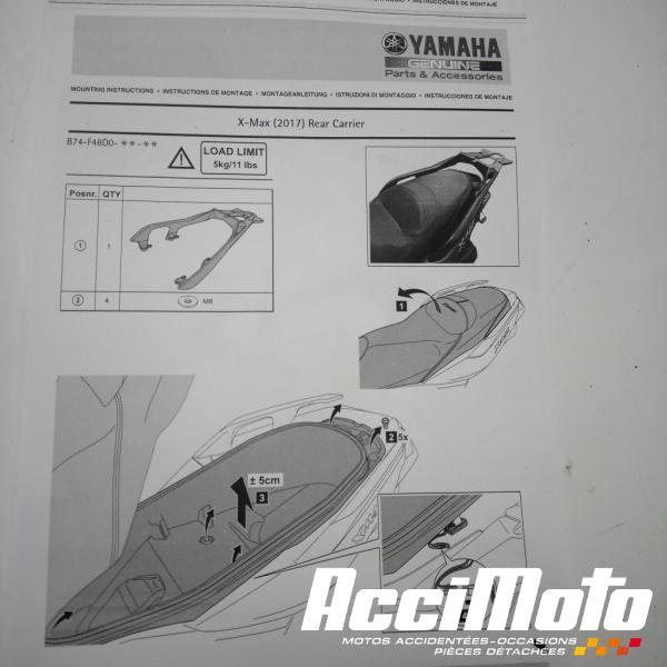 Pièce Moto Support top case YAMAHA XMAX YP125R