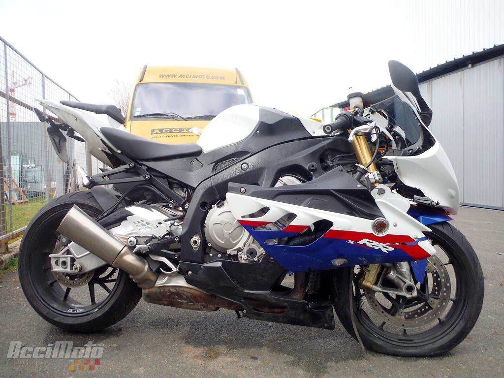 Moto accidentée BMW S1000RR S1000 RR S 1000RR BLANC