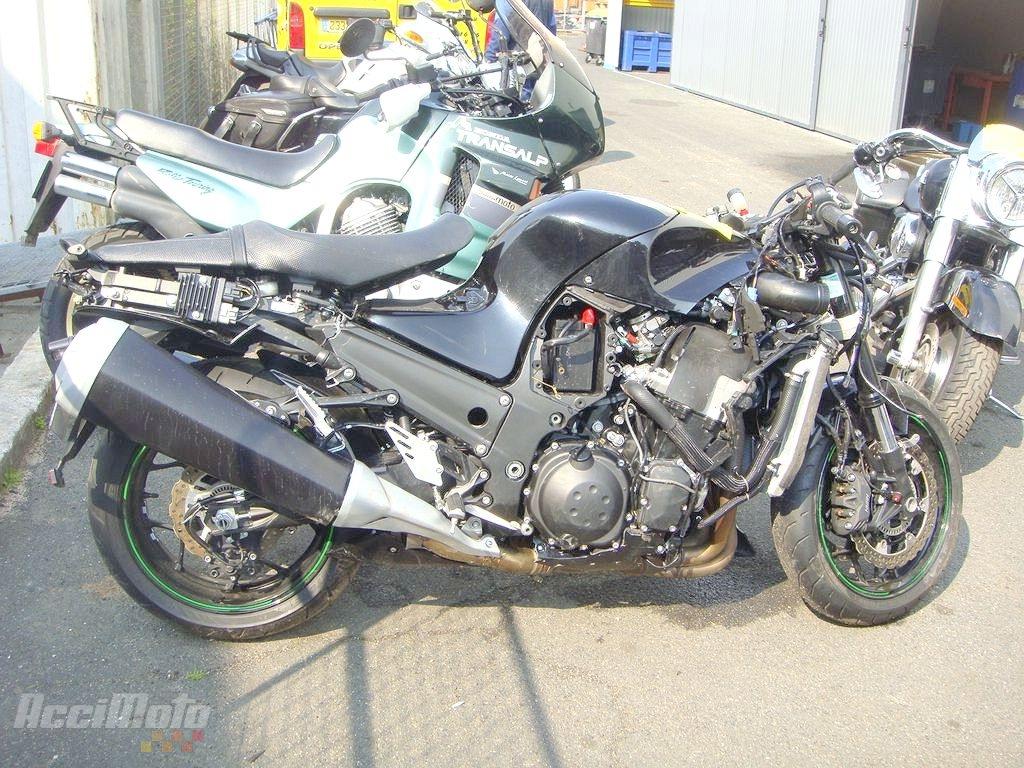 Moto accidentée KAWASAKI ZZR1400 ZZR 1400 NOIR